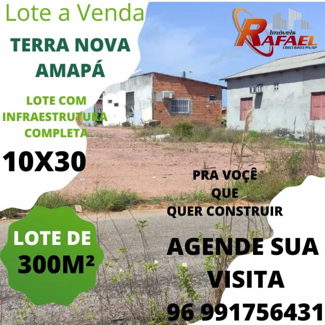 Foto 1 de Lote/Terreno à venda em Brasil Novo, Macapá