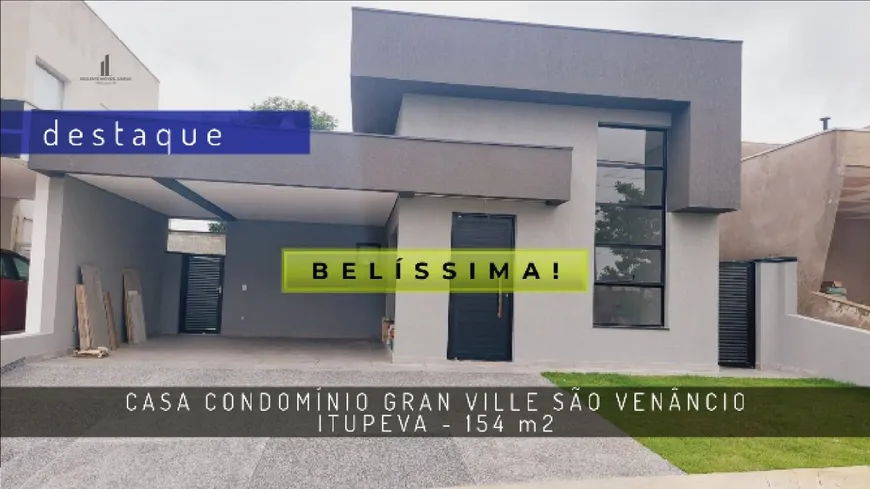 Foto 1 de Casa de Condomínio com 3 Quartos à venda, 154m² em Centro, Itupeva