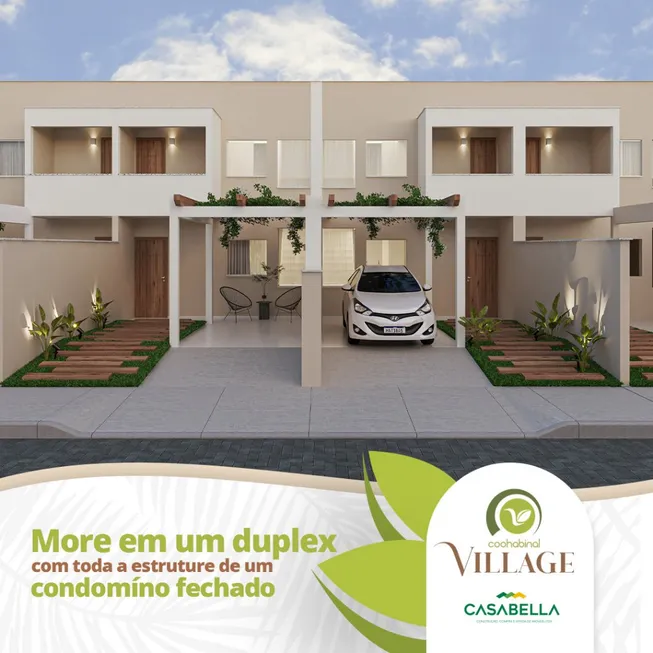 Foto 1 de Casa de Condomínio com 2 Quartos à venda, 76m² em Nova Esperança, Parnamirim