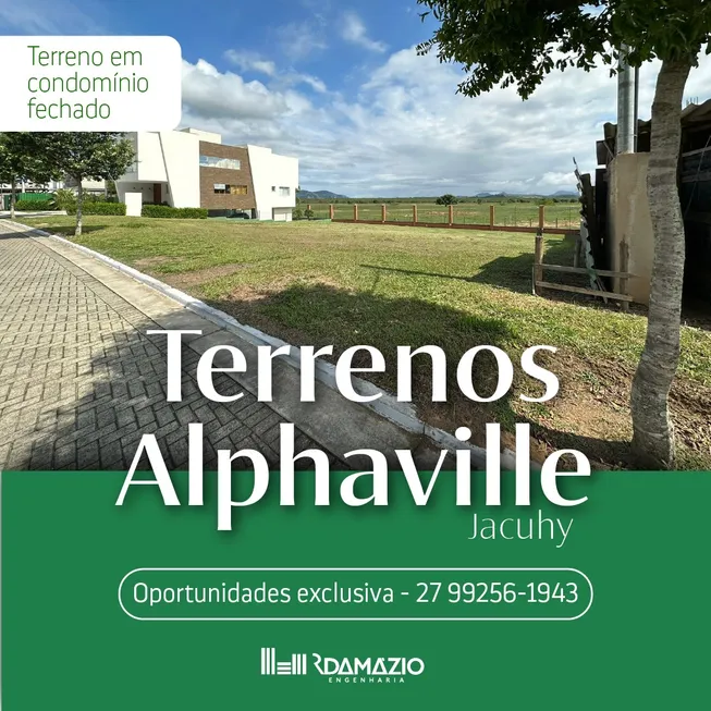 Foto 1 de Lote/Terreno à venda, 610m² em Alphaville Jacuhy, Serra