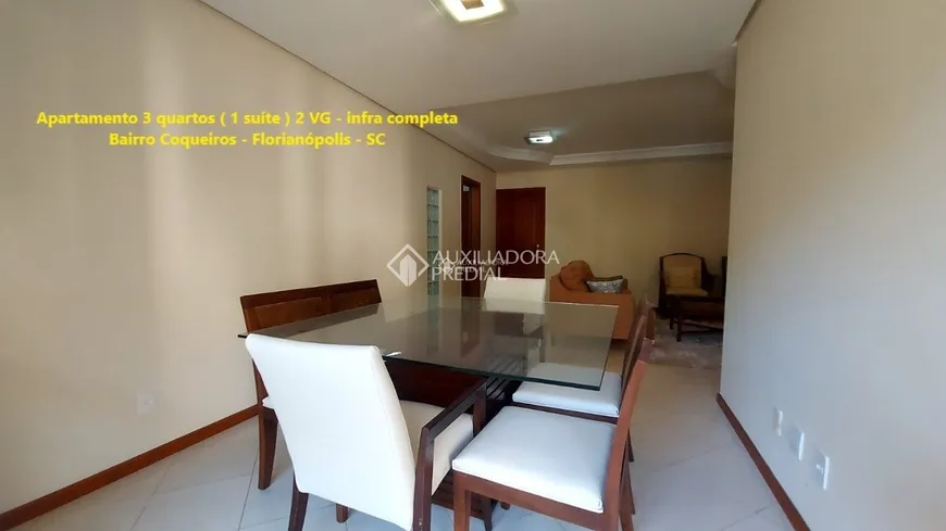 Foto 1 de Apartamento com 3 Quartos à venda, 101m² em Coqueiros, Florianópolis