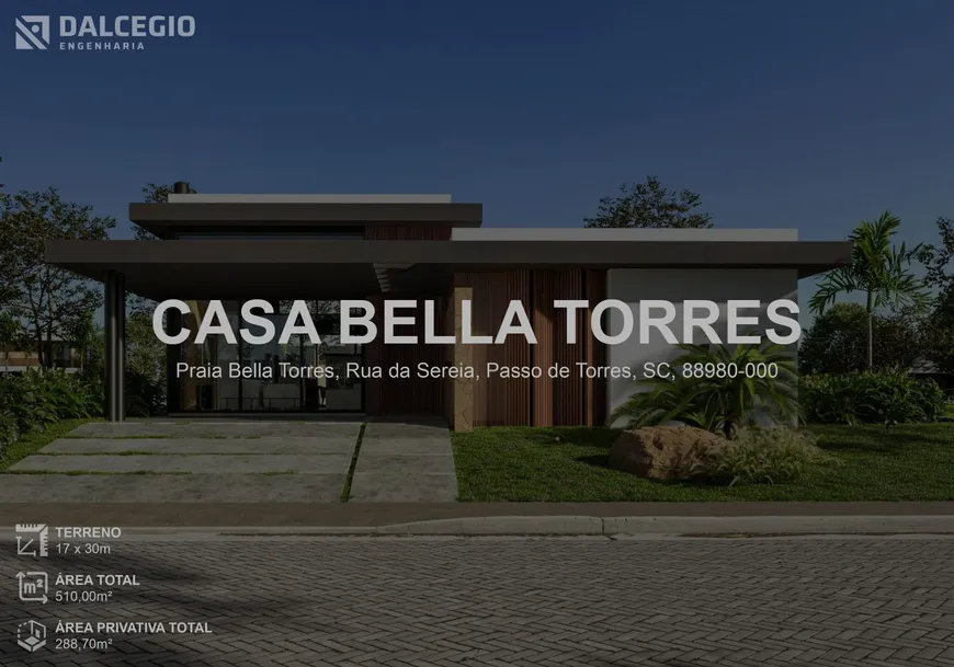 Foto 1 de Casa com 4 Quartos à venda, 288m² em Balneário Bella Torres, Passo de Torres