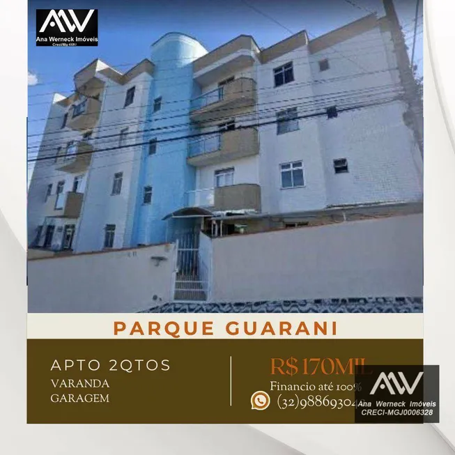 Foto 1 de Apartamento com 2 Quartos à venda, 60m² em Parque Guarani, Juiz de Fora