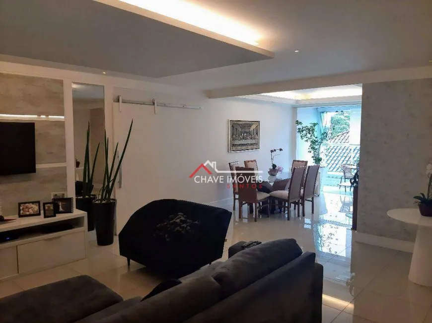 Foto 1 de Apartamento com 3 Quartos à venda, 147m² em José Menino, Santos