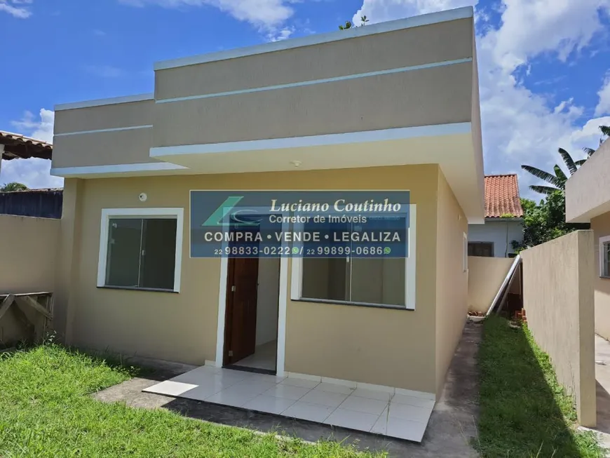 Foto 1 de Casa com 2 Quartos à venda, 60m² em Boa Perna, Araruama