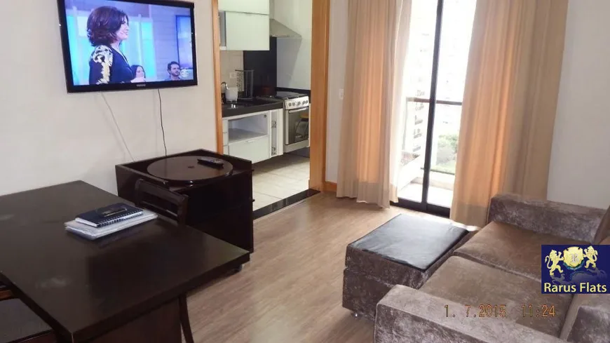 Foto 1 de Flat com 1 Quarto para alugar, 45m² em Moema, São Paulo