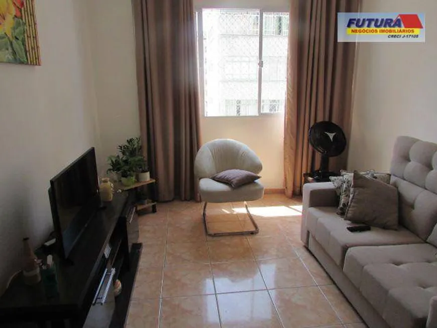 Foto 1 de Apartamento com 1 Quarto à venda, 43m² em Gonzaguinha, São Vicente