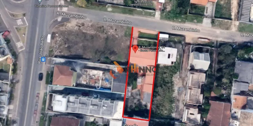 Foto 1 de Lote/Terreno à venda, 588m² em Santa Felicidade, Curitiba