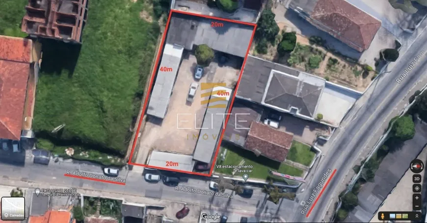 Foto 1 de Lote/Terreno à venda, 800m² em Praia Comprida, São José