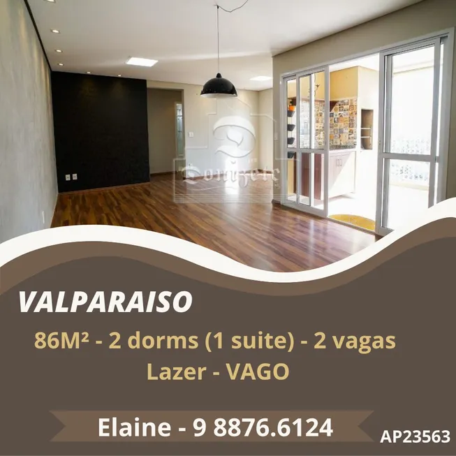 Foto 1 de Apartamento com 3 Quartos à venda, 86m² em Vila Valparaiso, Santo André