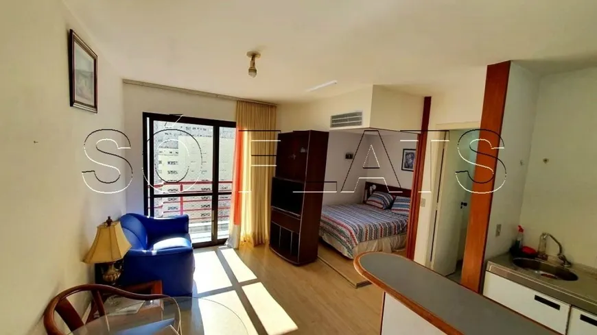 Foto 1 de Flat com 1 Quarto à venda, 34m² em Moema, São Paulo