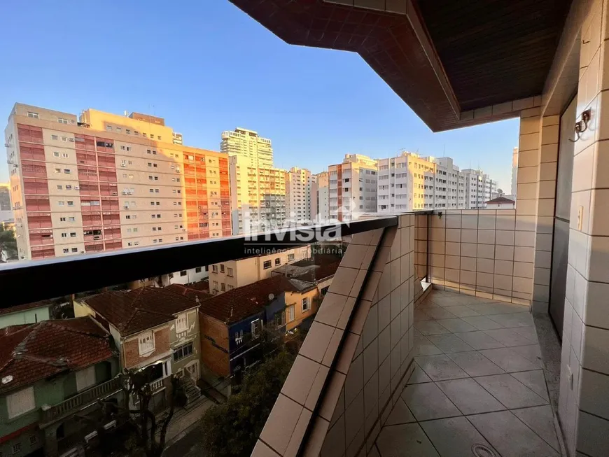 Foto 1 de Apartamento com 3 Quartos à venda, 125m² em Gonzaga, Santos