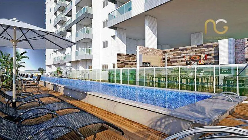 Foto 1 de Apartamento com 1 Quarto à venda, 46m² em Jardim Imperador, Praia Grande