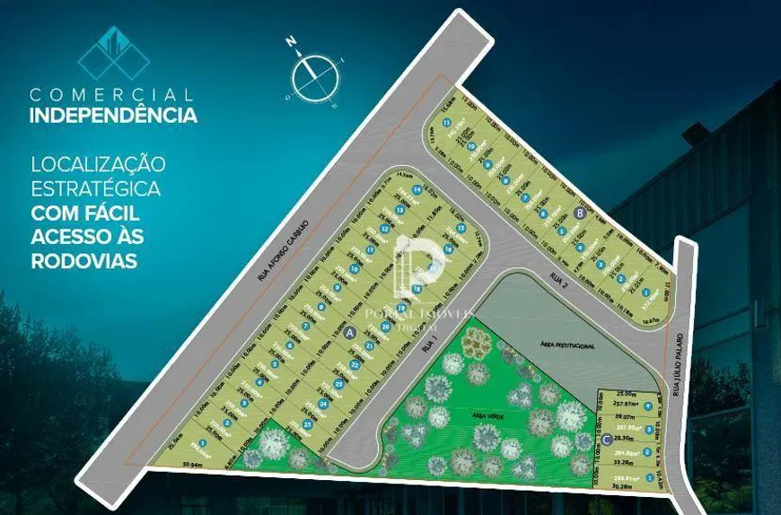 Foto 1 de Lote/Terreno à venda, 250m² em Santa Claudina, Vinhedo