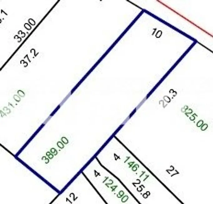 Foto 1 de Lote/Terreno à venda, 389m² em Vila Assuncao, Santo André