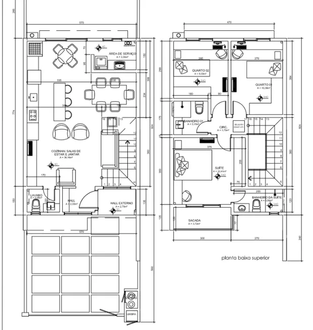 Foto 1 de Sobrado com 3 Quartos à venda, 109m² em Bom Retiro, Joinville