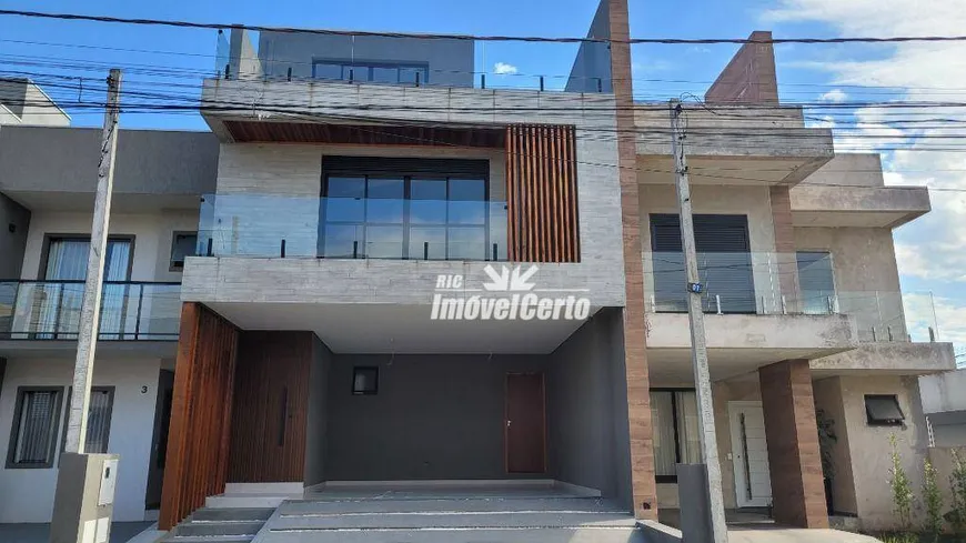 Foto 1 de Casa de Condomínio com 3 Quartos à venda, 230m² em Campo Comprido, Curitiba