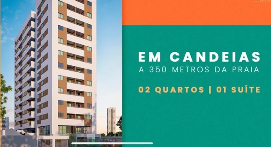 Foto 1 de Apartamento com 3 Quartos à venda, 51m² em Candeias, Jaboatão dos Guararapes