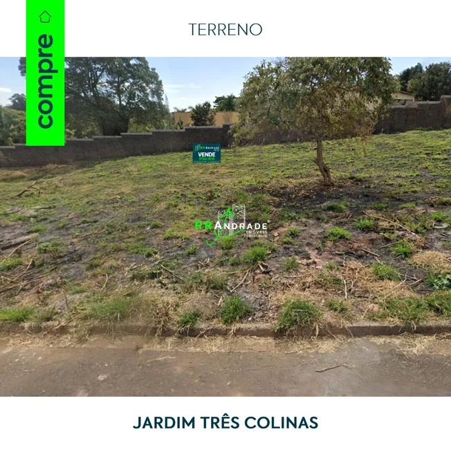Foto 1 de Lote/Terreno à venda, 300m² em Jardim Três Colinas, Franca