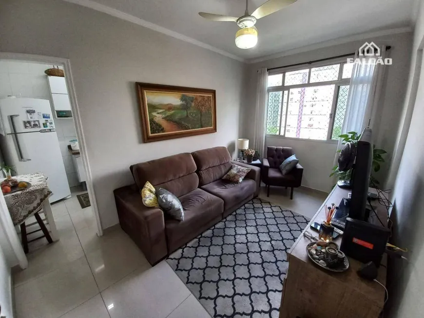 Foto 1 de Apartamento com 1 Quarto à venda, 42m² em Gonzaguinha, São Vicente