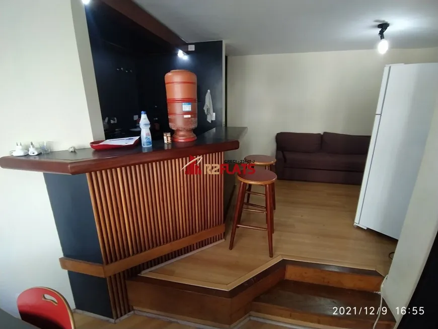 Foto 1 de Flat com 1 Quarto para alugar, 48m² em Brooklin, São Paulo