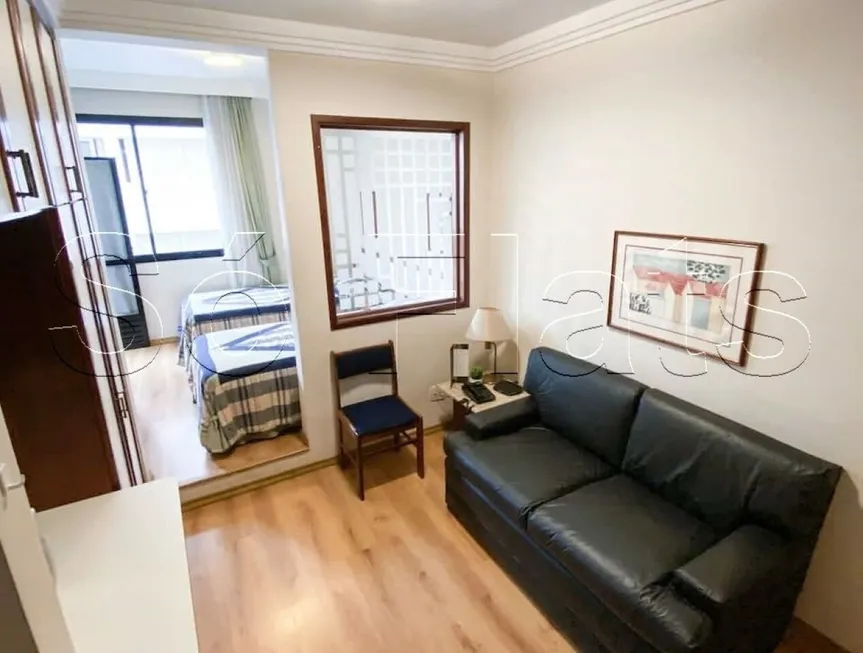 Foto 1 de Flat com 1 Quarto para alugar, 27m² em Jardins, São Paulo