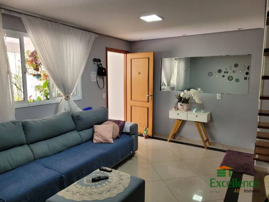Foto 1 de Casa de Condomínio com 2 Quartos à venda, 133m² em Vila Homero Thon, Santo André