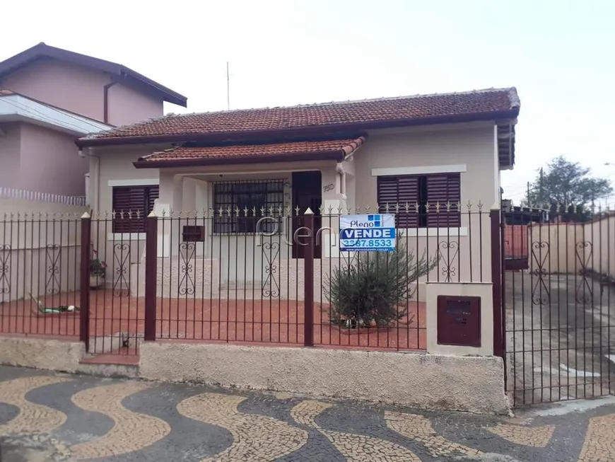 Foto 1 de Casa com 3 Quartos à venda, 108m² em Vila Teixeira, Campinas