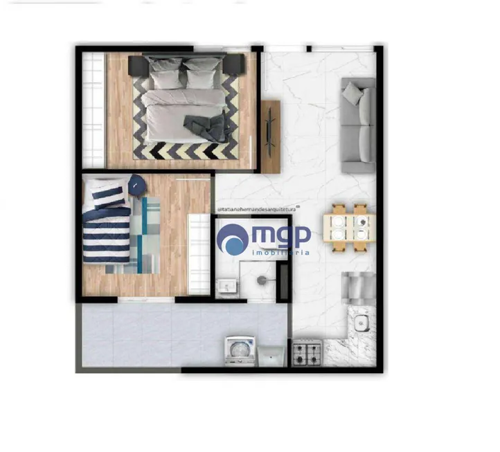 Foto 1 de Apartamento com 2 Quartos à venda, 41m² em Vila Mazzei, São Paulo