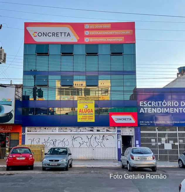 Foto 1 de Ponto Comercial com 2 Quartos para alugar, 430m² em Taguatinga Centro, Taguatinga