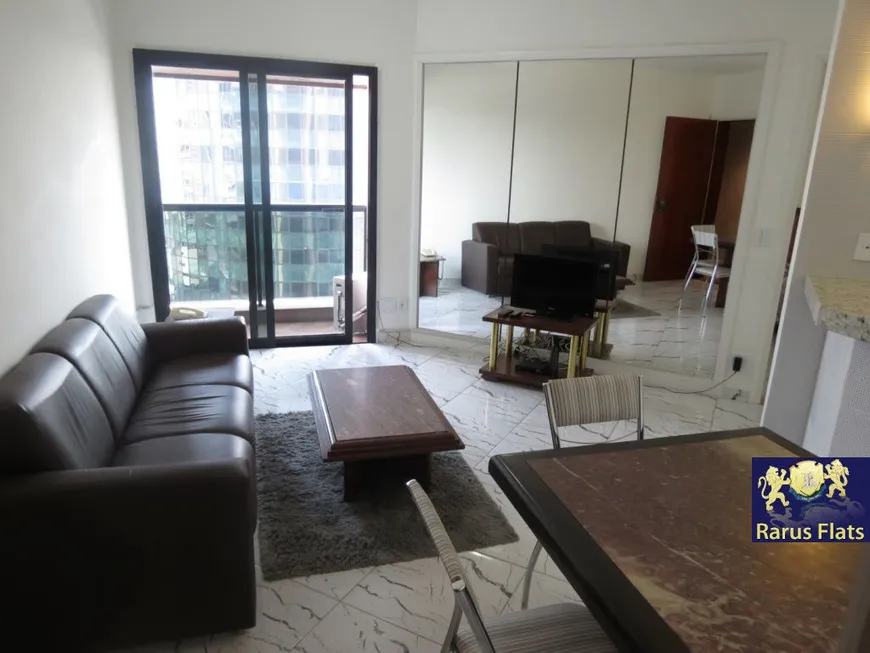 Foto 1 de Flat com 1 Quarto para alugar, 40m² em Itaim Bibi, São Paulo