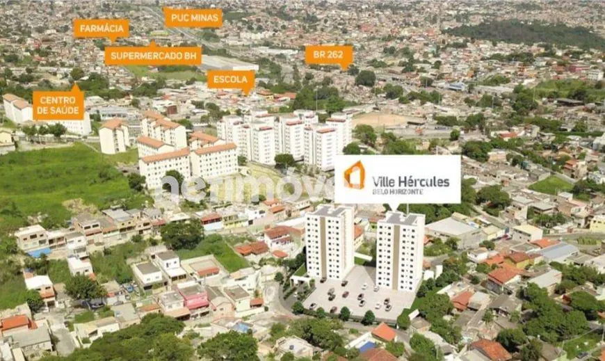 Foto 1 de Apartamento com 2 Quartos à venda, 46m² em Jardim Vitória, Belo Horizonte