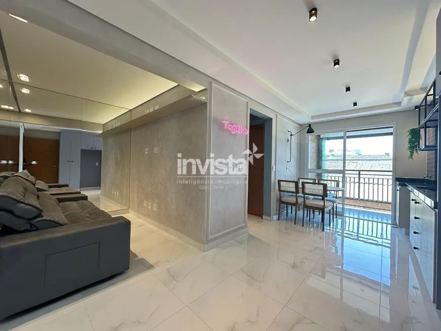 Foto 1 de Apartamento com 1 Quarto à venda, 42m² em Estuario, Santos