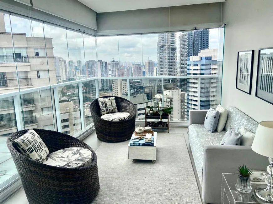 Foto 1 de Apartamento com 1 Quarto à venda, 72m² em Brooklin, São Paulo