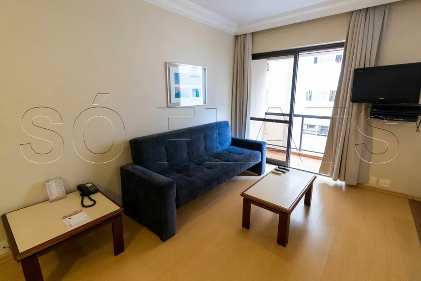 Foto 1 de Flat com 1 Quarto para alugar, 40m² em Jardim Paulista, São Paulo