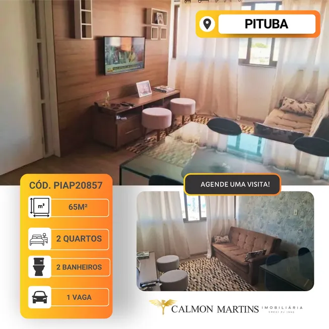 Foto 1 de Apartamento com 2 Quartos à venda, 65m² em Pituba, Salvador
