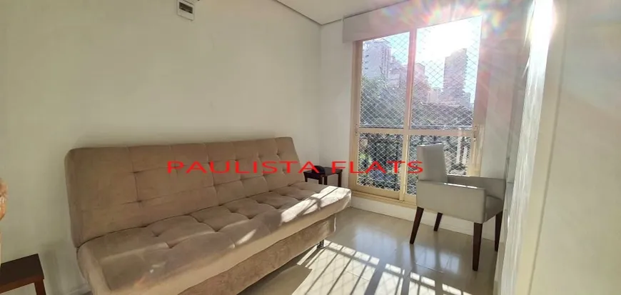 Foto 1 de Flat com 1 Quarto para alugar, 28m² em Jardim Paulista, São Paulo