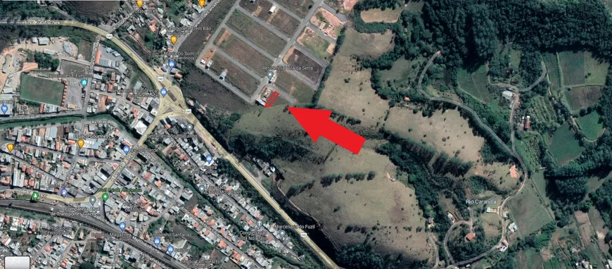 Foto 1 de Lote/Terreno à venda, 455m² em , Carandaí