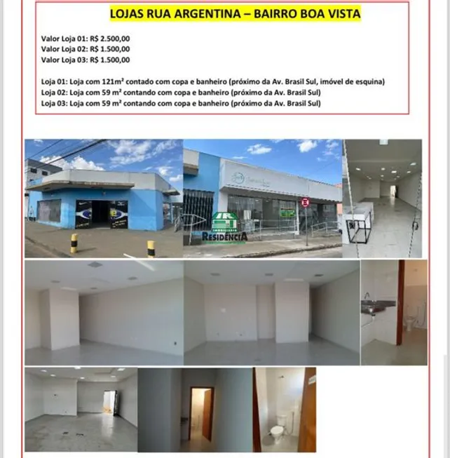 Foto 1 de Ponto Comercial para alugar, 59m² em Bairro Boa Vista, Anápolis