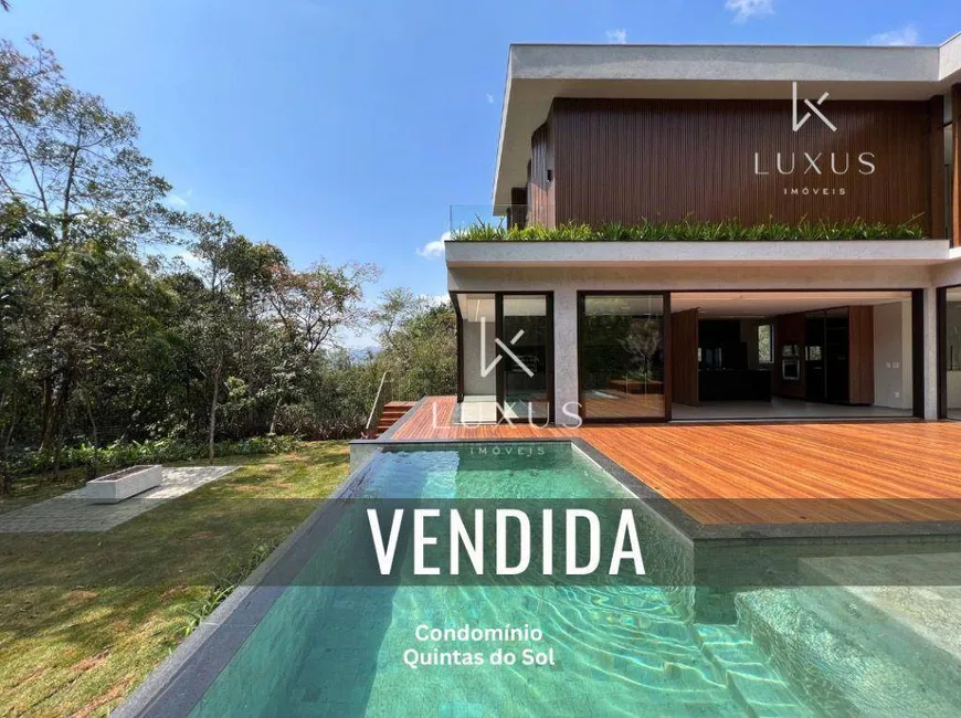 Foto 1 de Casa de Condomínio com 4 Quartos à venda, 526m² em Condominio Quintas do Sol, Nova Lima