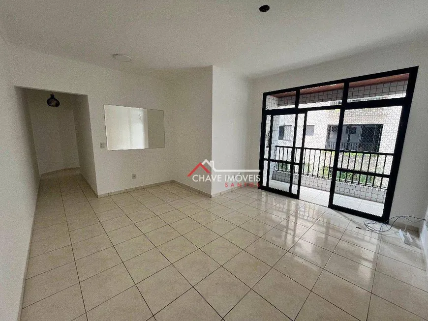 Foto 1 de Apartamento com 2 Quartos para alugar, 120m² em Gonzaga, Santos