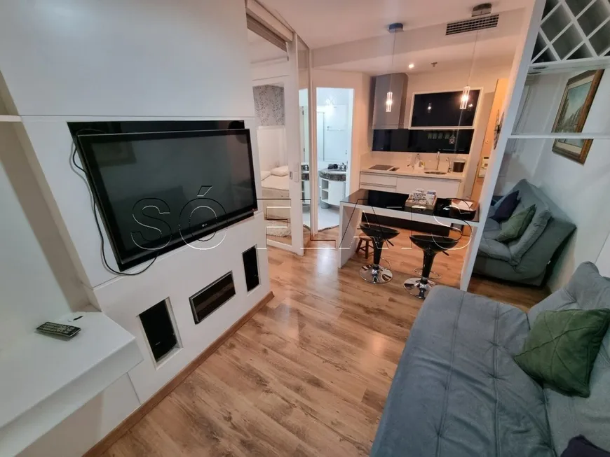 Foto 1 de Flat com 1 Quarto para alugar, 27m² em Pinheiros, São Paulo