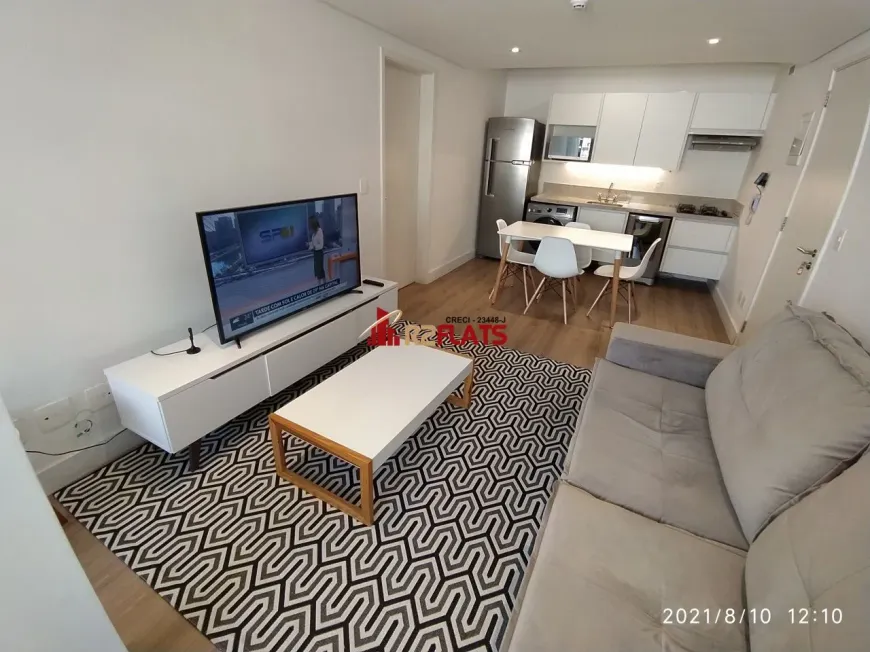 Foto 1 de Flat com 1 Quarto para alugar, 51m² em Jardins, São Paulo