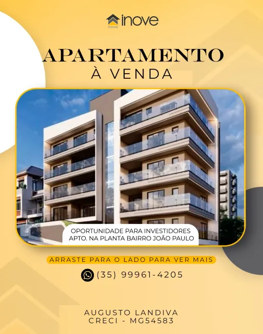 Foto 1 de Apartamento com 3 Quartos à venda, 110m² em Jardim Primavera, Pouso Alegre