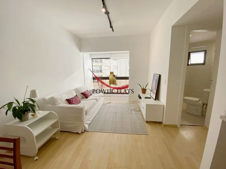 Foto 1 de Flat com 1 Quarto para alugar, 40m² em Vila Nova Conceição, São Paulo