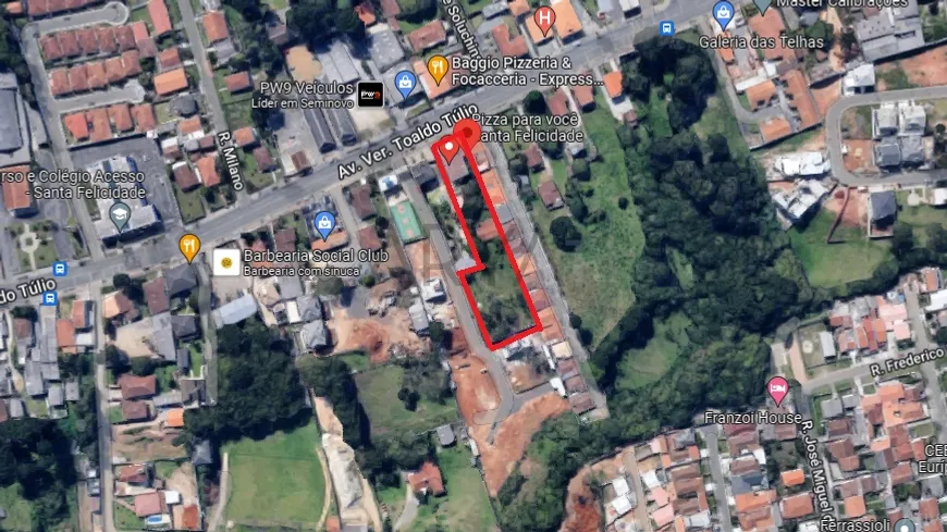 Foto 1 de Lote/Terreno à venda, 2930m² em Santa Felicidade, Curitiba