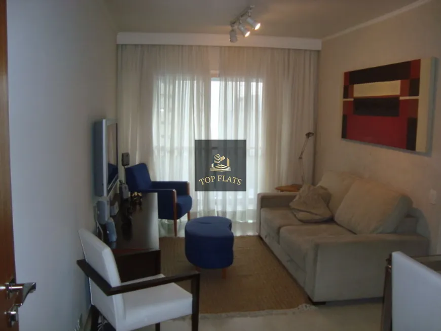 Foto 1 de Flat com 1 Quarto para alugar, 70m² em Vila Nova Conceição, São Paulo