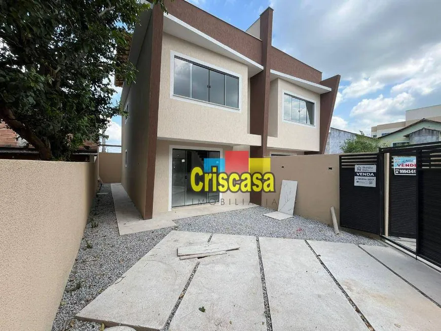 Foto 1 de Casa com 3 Quartos à venda, 102m² em Jardim Bela Vista, Rio das Ostras