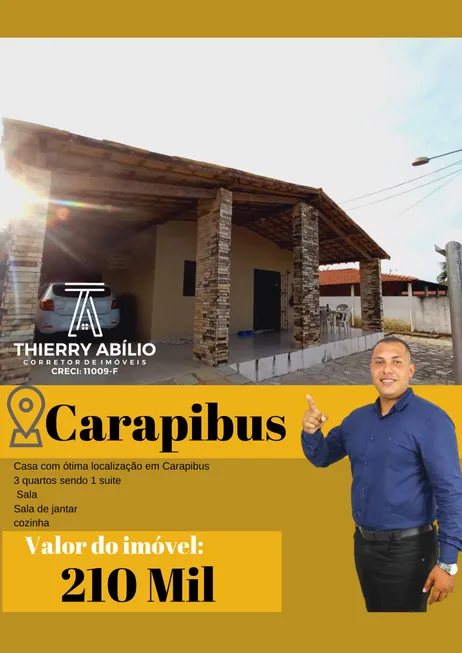 Foto 1 de Casa com 3 Quartos à venda, 151m² em , Conde