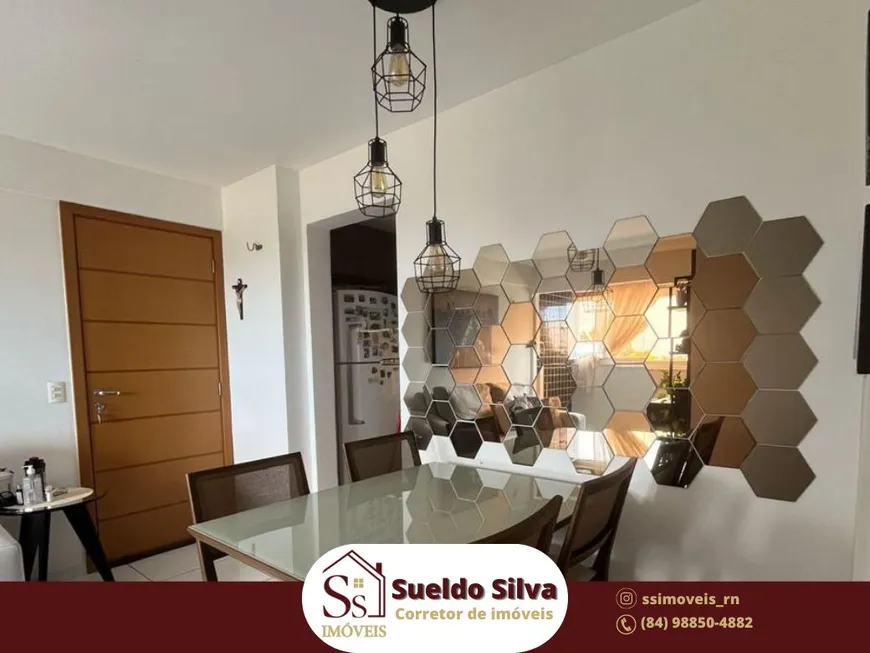 Foto 1 de Apartamento com 2 Quartos à venda, 60m² em Presidente Costa e Silva, Mossoró